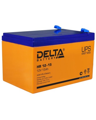 Delta HR 12-15. Аккумулятор герметичный свинцово-кислотный. Delta во Владимире