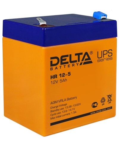 Delta HR 12-5. Аккумулятор герметичный свинцово-кислотный. Delta во Владимире