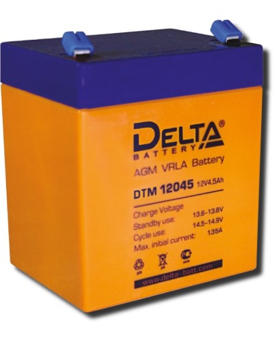 Delta DTM 12045. Аккумулятор герметичный свинцово-кислотный. Delta во Владимире