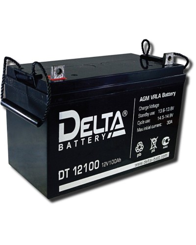 Delta DT 12100. Аккумулятор герметичный свинцово-кислотный. Delta во Владимире