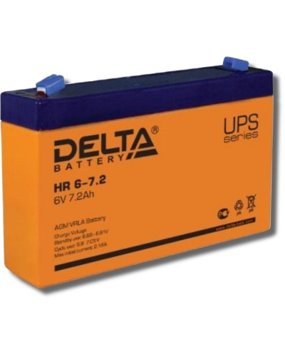 Delta HR 6-7.2. Аккумулятор герметичный свинцово-кислотный. Delta во Владимире