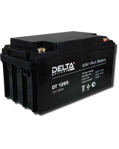 Delta DT 1265. Аккумулятор герметичный свинцово-кислотный. Delta во Владимире