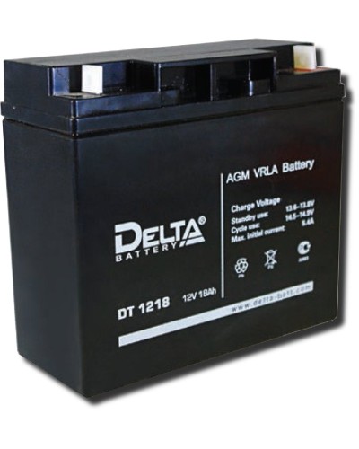 Delta DT 1218. Аккумулятор герметичный свинцово-кислотный. Delta во Владимире