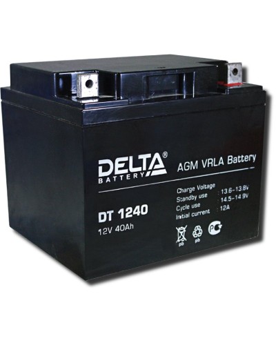 Delta DT 1240. Аккумулятор герметичный свинцово-кислотный. Delta во Владимире
