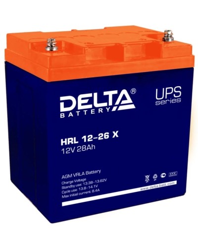 Delta HRL 12-26 X. Аккумулятор герметичный свинцово-кислотный. Delta во Владимире