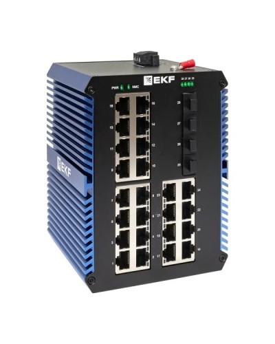 TSX-U-4GX/SFP-24GTP. Промышленный неуправляемый коммутатор. EKF во Владимире