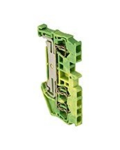JXB-ST-2.5 3-проводная, земля, желто-зеленная (plc-jxb-st-2.5-3-pen). Колодка клеммная пружинная. EKF во Владимире