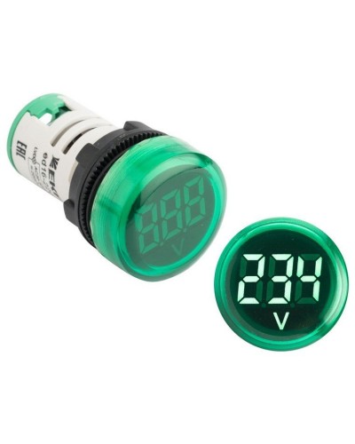 ED16-22VD (ed16-22vd-g). Индикатор значения напряжения зеленый. EKF во Владимире