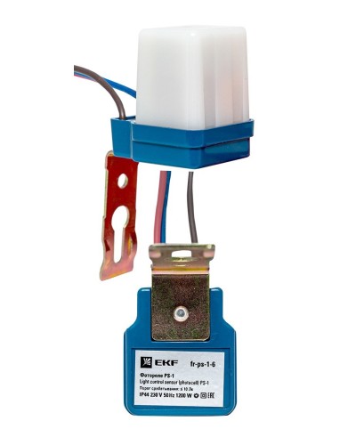 Фотореле PS-1 6А 1200Вт IP44 (fr-ps-1-6). Фотореле. EKF во Владимире