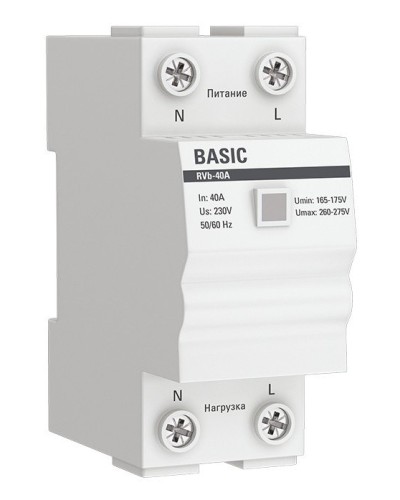 RVb-40A Basic (rvb-40a). Реле напряжения. EKF во Владимире
