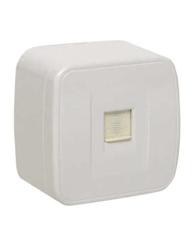 Минск Розетка RJ-45 1-местная ОП 1А (EGK01-035-10). Розетка RJ-45 1-местная ОП 1А. EKF во Владимире
