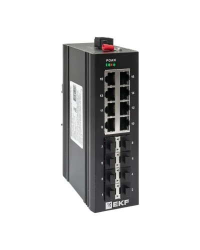 TSX-U-8GX/SFP-8GT. Промышленный неуправляемый коммутатор. EKF во Владимире
