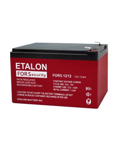 ETALON FORS 1212. Аккумулятор герметичный свинцово-кислотный. ETALON во Владимире