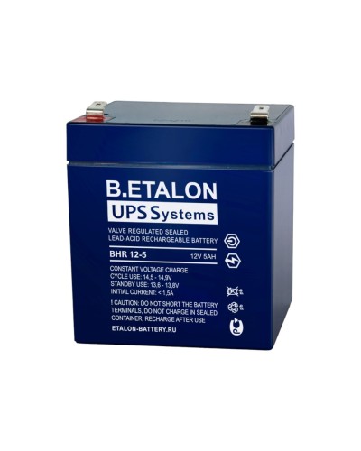 B.ETALON BHR 12-5. Аккумулятор герметичный свинцово-кислотный. ETALON во Владимире