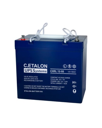 C.ETALON CHRL 12-55. Аккумулятор герметичный свинцово-кислотный. ETALON во Владимире