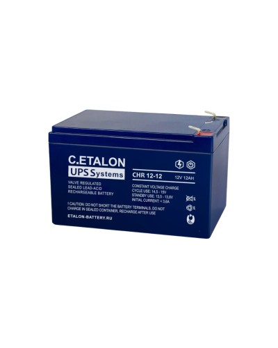 C.ETALON CHR 12-12. Аккумулятор герметичный свинцово-кислотный. ETALON во Владимире