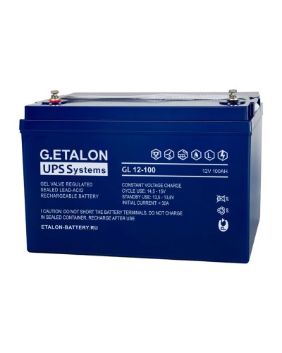 G.ETALON GL 12-100. Аккумулятор герметичный свинцово-кислотный. ETALON во Владимире