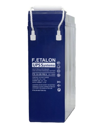 F.ETALON FTE 12-125 PRO X. Аккумулятор герметичный свинцово-кислотный. ETALON во Владимире