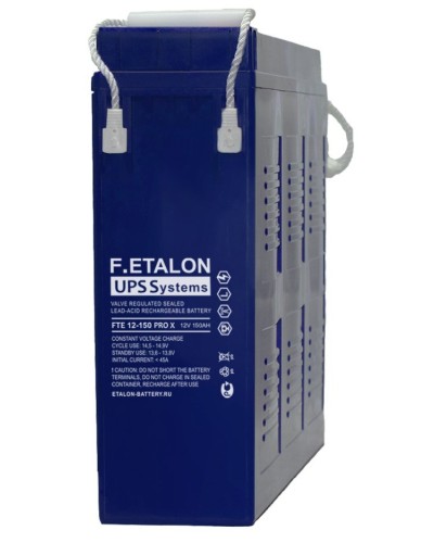 F.ETALON FTE 12-150 PRO X. Аккумулятор герметичный свинцово-кислотный. ETALON во Владимире