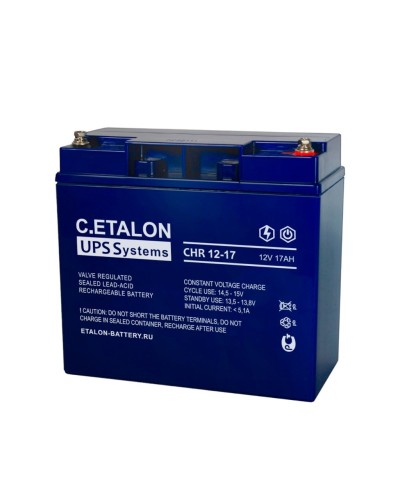 C.ETALON CHR 12-17. Аккумулятор герметичный свинцово-кислотный. ETALON во Владимире