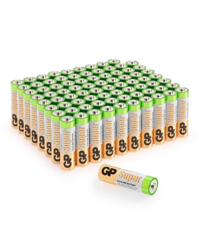 GP Super Alkaline 15A AA (GP 15A-2CRVS80), упак. 80 шт.. Алкалиновые батарейки. GP Batteries во Владимире