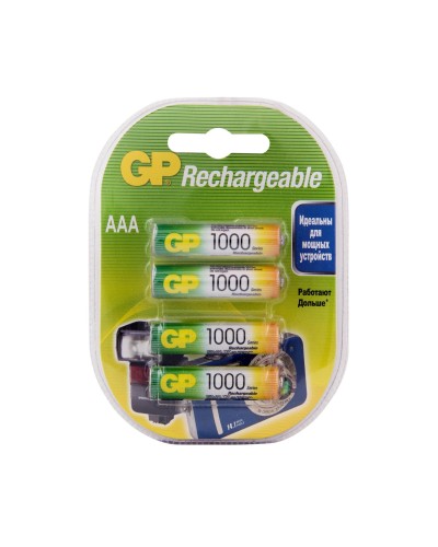 GP 100AAAHC AAA (GP 100AAAHC-2DECRC4), упак. 4 шт.. Перезаряжаемые аккумуляторы. GP Batteries во Владимире