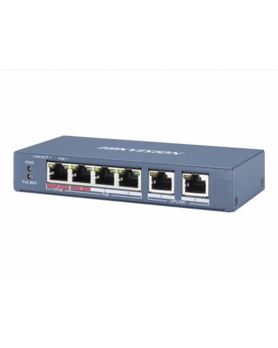 DS-3E0106HP-E. Коммутатор с питанием POE. Hikvision во Владимире