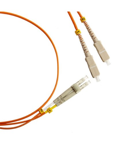 FC-D2-50-LC/PR-SC/PR-H-1M-LSZH-OR. Патч-корд волоконно-оптический LC-SC. Hyperline во Владимире