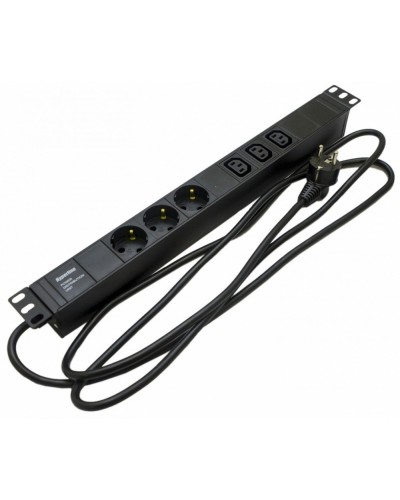 SHE19-3SH-3IEC-2.5EU. Блок розеток 19. Hyperline во Владимире