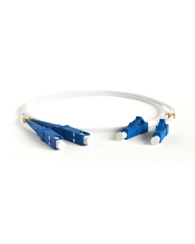 FC-D2-9A1-LC/UR-SC/UR-H-3M-LSZH-WH. Патч-корд волоконно-оптический LC-SC. Hyperline во Владимире