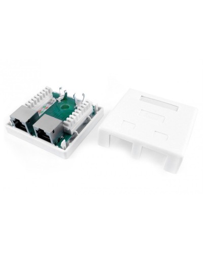 SB1-2-8P8C-C6-SH-WH. Розетка RJ-45. Hyperline во Владимире