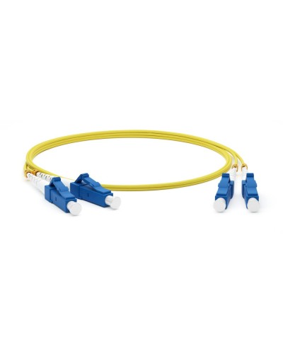 FC-D2-9-LC/UR-LC/UR-H-5M-LSZH-YL. Патч-корд волоконно-оптический одномодовый. Hyperline во Владимире