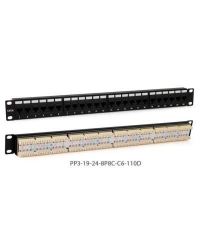 PP3-19-24-8P8C-C6-110D. Патч-панель 19. Hyperline во Владимире