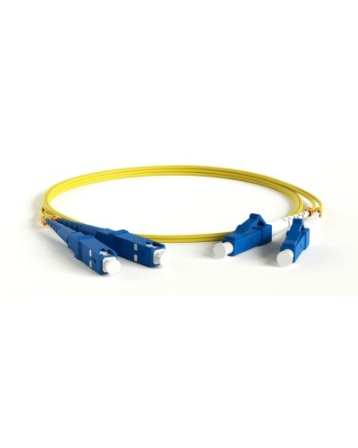 FC-D2-9-LC/UR-SC/UR-H-1M-LSZH-YL. Патч-корд волоконно-оптический LC/UPC-SC/UPC. Hyperline во Владимире