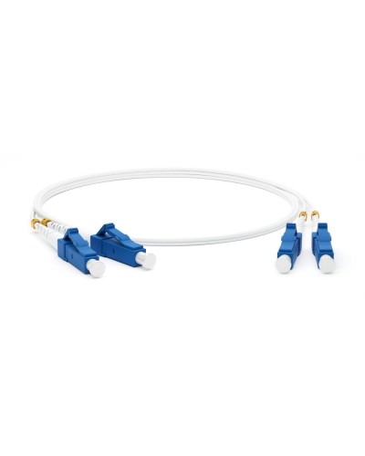 FC-D2-9A1-LC/UR-LC/UR-H-2M-LSZH-WH. Патч-корд волоконно-оптический одномодовый. Hyperline во Владимире