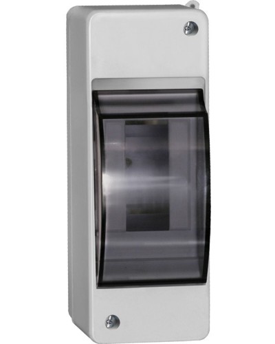 Корпус пластиковый КМПн 2/2 IP30 белый KREPTA 3 (MKP42-N-02-30-20). Щиток модульный с прозрачной дверцей, настенный. IEK во Владимире