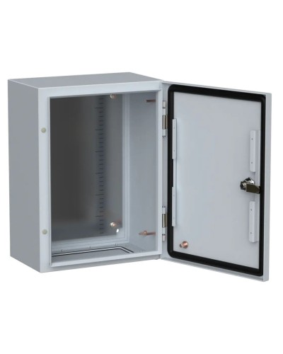 ЩМП-40.30.20 УХЛ1 IP66 400x300x200 TITAN 5 (TI5-10-N-040-030-020-66). Шкаф металлический с монтажной платой. IEK во Владимире