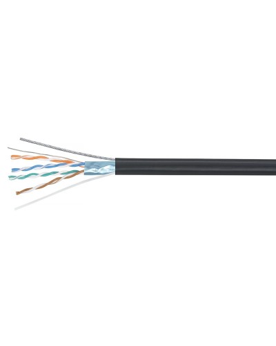 GENERICA F/UTP кат. 5E 100МГц 4 пары LDPE OUTDOOR трос 1,2мм черный (BC3-C5E04-359-305-G). Кабель «витая пара» (LAN) для структурированных систем связи. IEK во Владимире