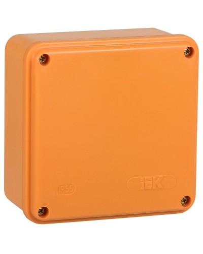 Коробка распаячная огнестойкая ПС 100х100х50 6P 6мм² IP44 гладкие стенки (UKF20-100-100-050-6-6-09). Коробка распаячная огнестойкая безгалогенная (HF). IEK во Владимире