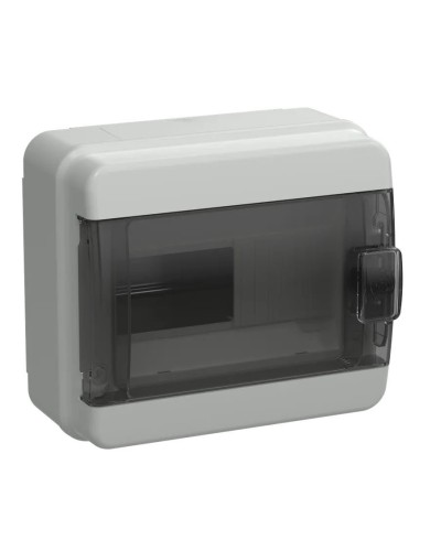 Корпус пластиковый КМПн-8 IP65 TEKFOR (TF5-KP72-N-08-65-K03-K02). Корпус модульный пластиковый черная прозрачная дверь. IEK во Владимире