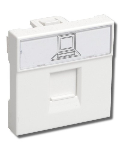 РКИ-20-00-П RJ-45 UTP белая (CKK-40D-RI2-K01). Розетка информационная 2 модуля ПРАЙМЕР. IEK во Владимире