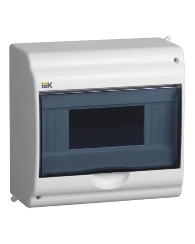 Корпус пластиковый КМПн 2/9-1 IP31 белый KREPTA 3 (MKP42-N-09-31-01). Щиток модульный с прозрачной дверцей, настенный. IEK во Владимире