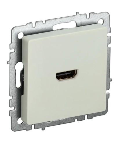 Розетка HDMI РHDMI-0-БрКр бежевый BRITE (BR-H10-K10). Розетка HDMI. IEK во Владимире