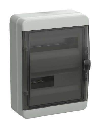 Корпус пластиковый КМПн-24 IP65 TEKFOR (TF5-KP72-N-24-65-K03-K02). Корпус модульный пластиковый черная прозрачная дверь. IEK во Владимире