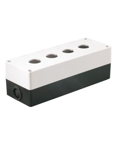 Корпус КП104 для кнопок 4 места белый (BKP10-4-K01). Корпус для кнопочных постов. IEK во Владимире