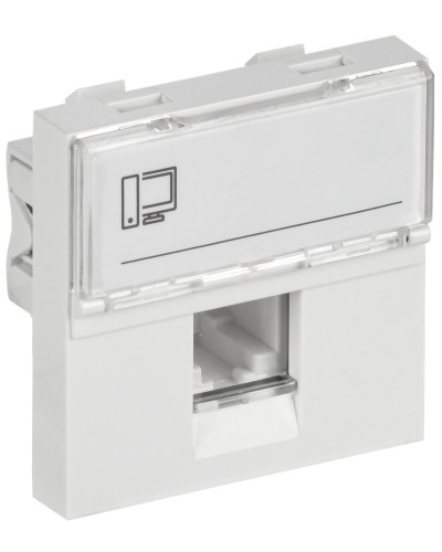 Розетка RJ45 кат.6 PRIMER РКИ-20-00-П-6 белый IEK (PR-KK40D-RI-0-2-1C06U-K01). Розетка RJ-45. IEK во Владимире
