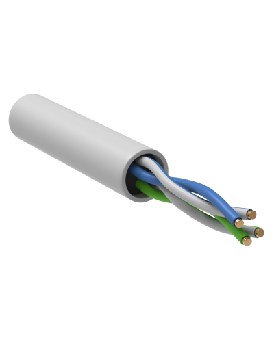 GENERICA U/UTP кат. 5E 24AWG 2 пары LSZH INDOOR белый (BC1-C5E02-128-305-G). Кабель «витая пара» (LAN) для структурированных систем связи. IEK во Владимире