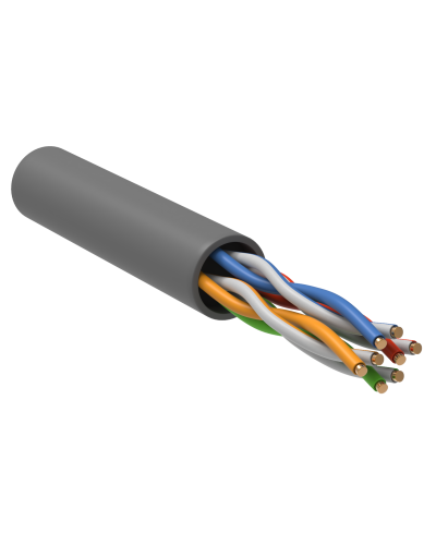 GENERICA U/UTP кат.5E 24AWG 4 пары PVC серый (BC1-C5E04-111-305-R-G). Кабель «витая пара» (LAN) для структурированных систем связи. IEK во Владимире