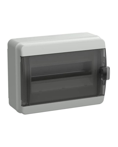 Корпус пластиковый КМПн-12 IP65 TEKFOR (TF5-KP72-N-12-65-K03-K02). Корпус модульный пластиковый черная прозрачная дверь. IEK во Владимире