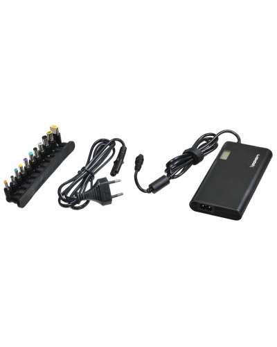 Блок питания Ippon SD90U автоматический 90W 15V-19.5V 11-connectors 4.5A 1xUSB 2.1A, LCD индикатор (705053). Блок питания. Ippon во Владимире